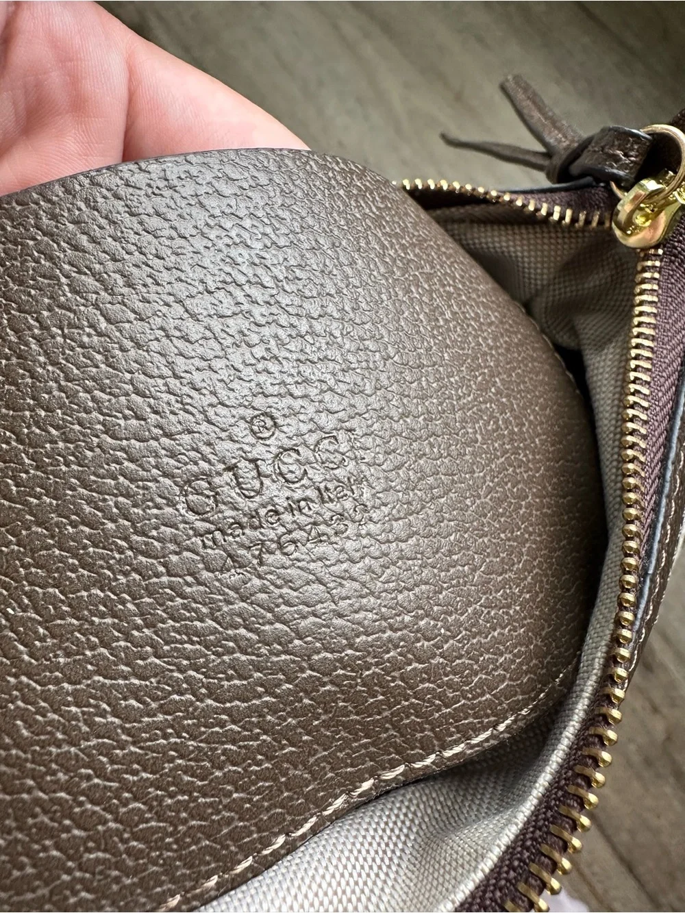 Gucci Beige Brown GG Canvas Shoulder Bag - Picture 6 of 6